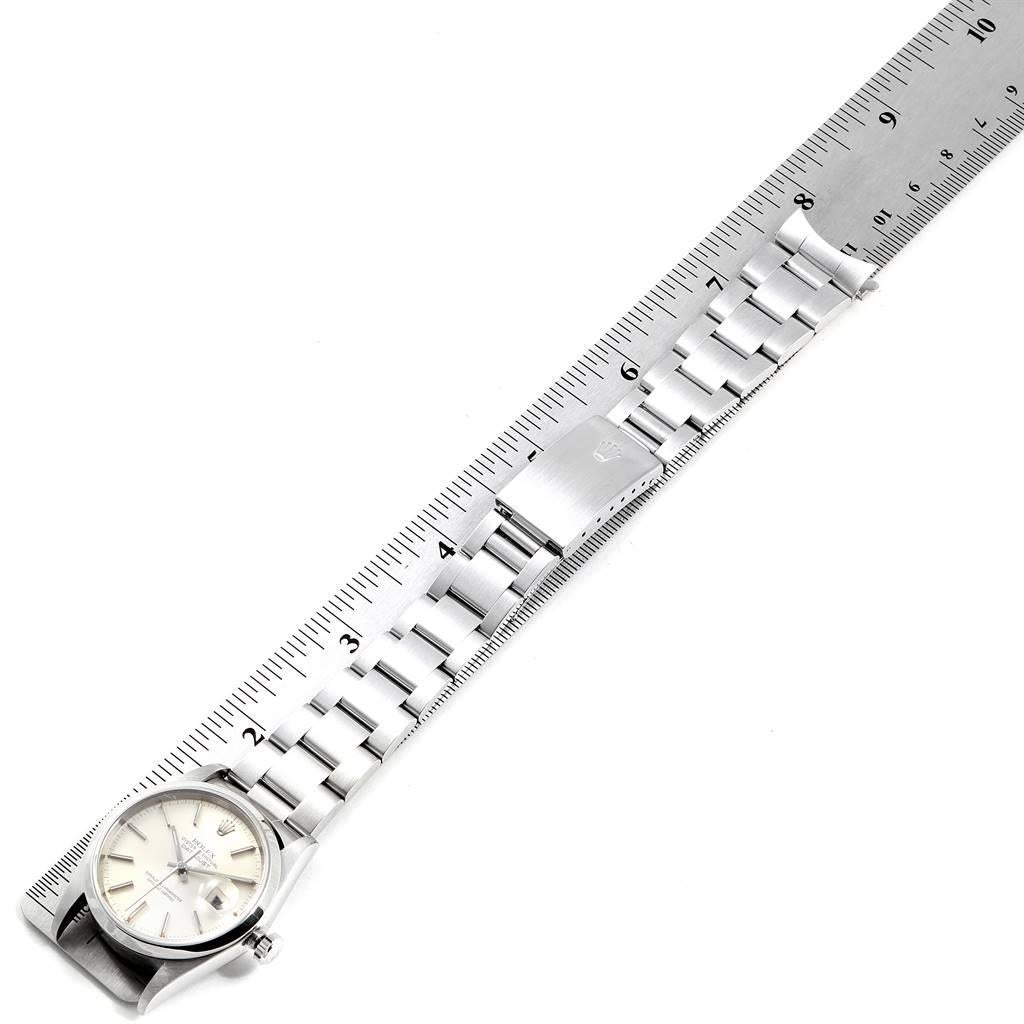 Rolex Datejust 36 Silver Dial Oyster Bracelet Steel Men's Watch 16200 4