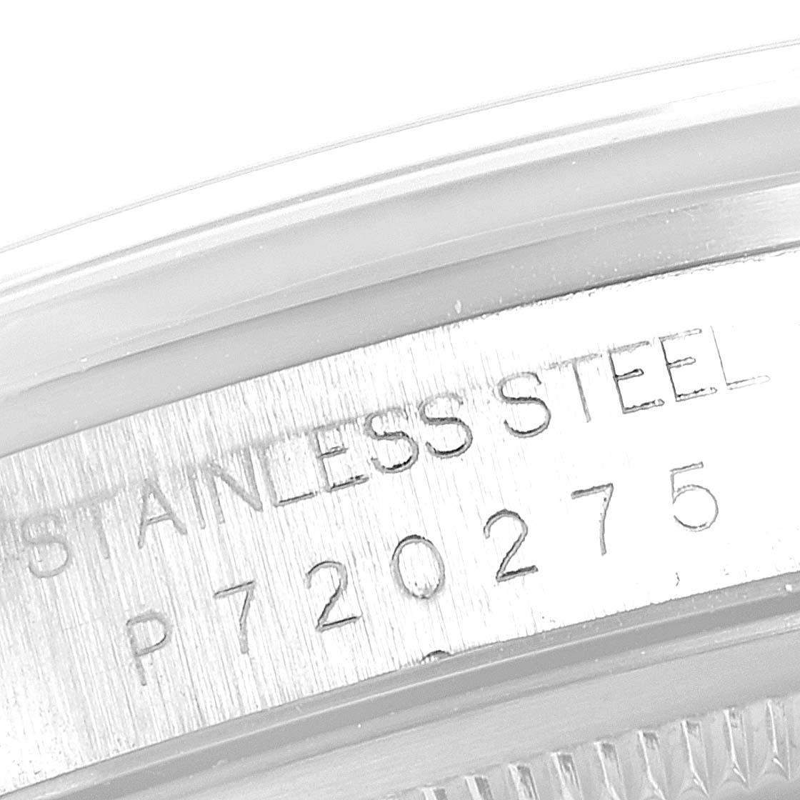 Rolex Datejust 36 Silver Dial Oyster Bracelet Steel Men's Watch 16200 1