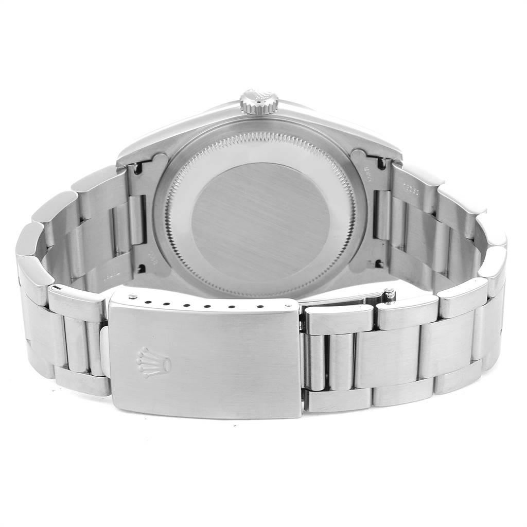 Rolex Datejust 36 Silver Dial Oyster Bracelet Steel Men's Watch 16200 3