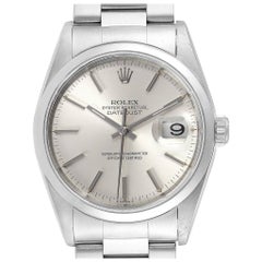 Rolex Datejust 36 Silver Dial Oyster Bracelet Steel Men's Watch 16200