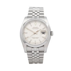 Used Rolex Datejust 36 Stainless Steel 116200 Wristwatch