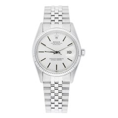 Rolex Datejust 36mm Stainless Steel 16014 Silver Index Dial, Jubilee Circa 1979