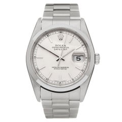 Rolex Datejust 36 Stainless Steel 16220 Wristwatch