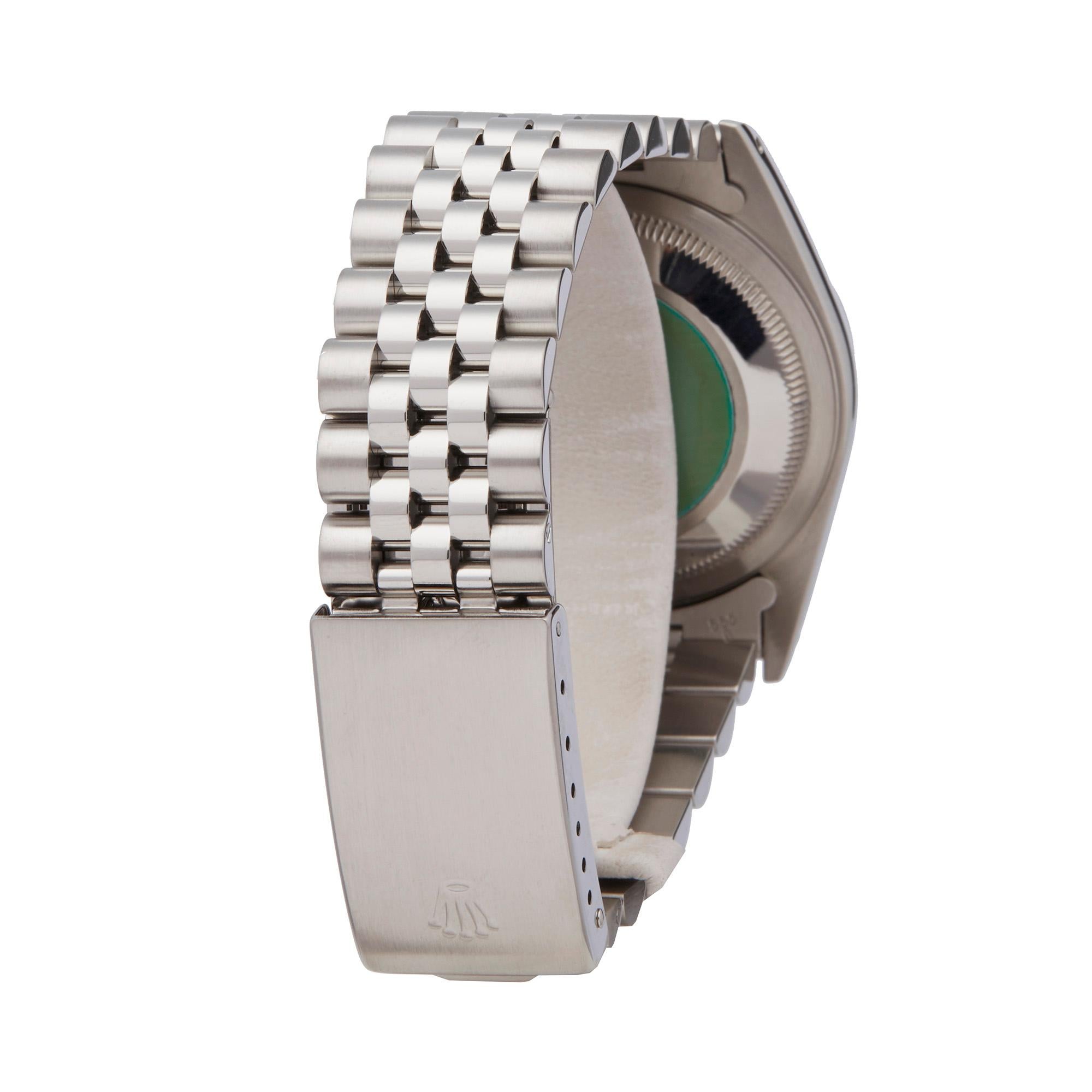 rolex datejust 36 on woman's wrist