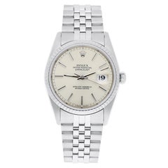 Rolex Datejust 36mm Stainless Steel 16234 Silver Dial, Jubilee Circa 1994