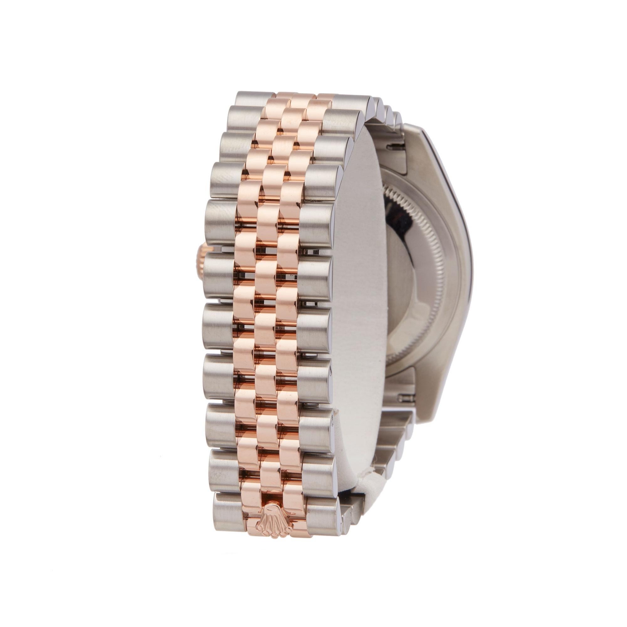 Rolex Datejust 36 Stainless Steel 18K Rose Gold 116231 Wristwatch 1