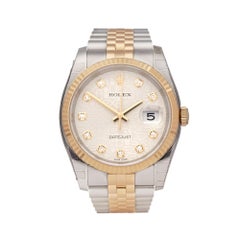 Rolex Datejust 36 Stainless Steel 18K Yellow Gold 116233