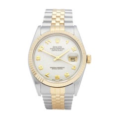 Rolex Datejust 36 Stainless Steel and Yellow Gold 16013