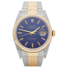 Rolex DateJust 36 Stainless Steel and Yellow Gold 16233