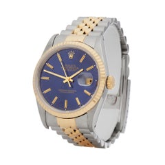 Rolex DateJust 36 Stainless Steel and Yellow Gold 16233