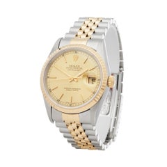 Rolex DateJust 36 Stainless Steel and Yellow Gold 16233