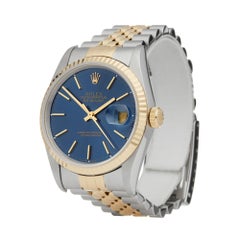 Rolex Datejust 36 Stainless Steel and Yellow Gold 16233