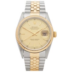 Rolex DateJust 36 Stainless Steel and Yellow Gold 16233