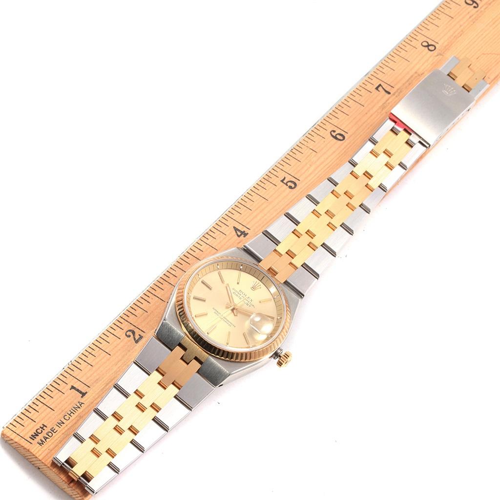Rolex Datejust 36 Steel 18 Karat Yellow Gold Men’s Watch 1630 7
