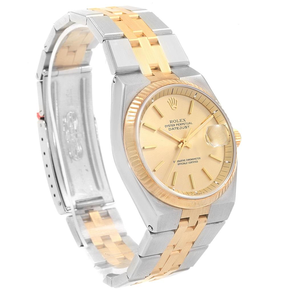 Men's Rolex Datejust 36 Steel 18 Karat Yellow Gold Men’s Watch 1630