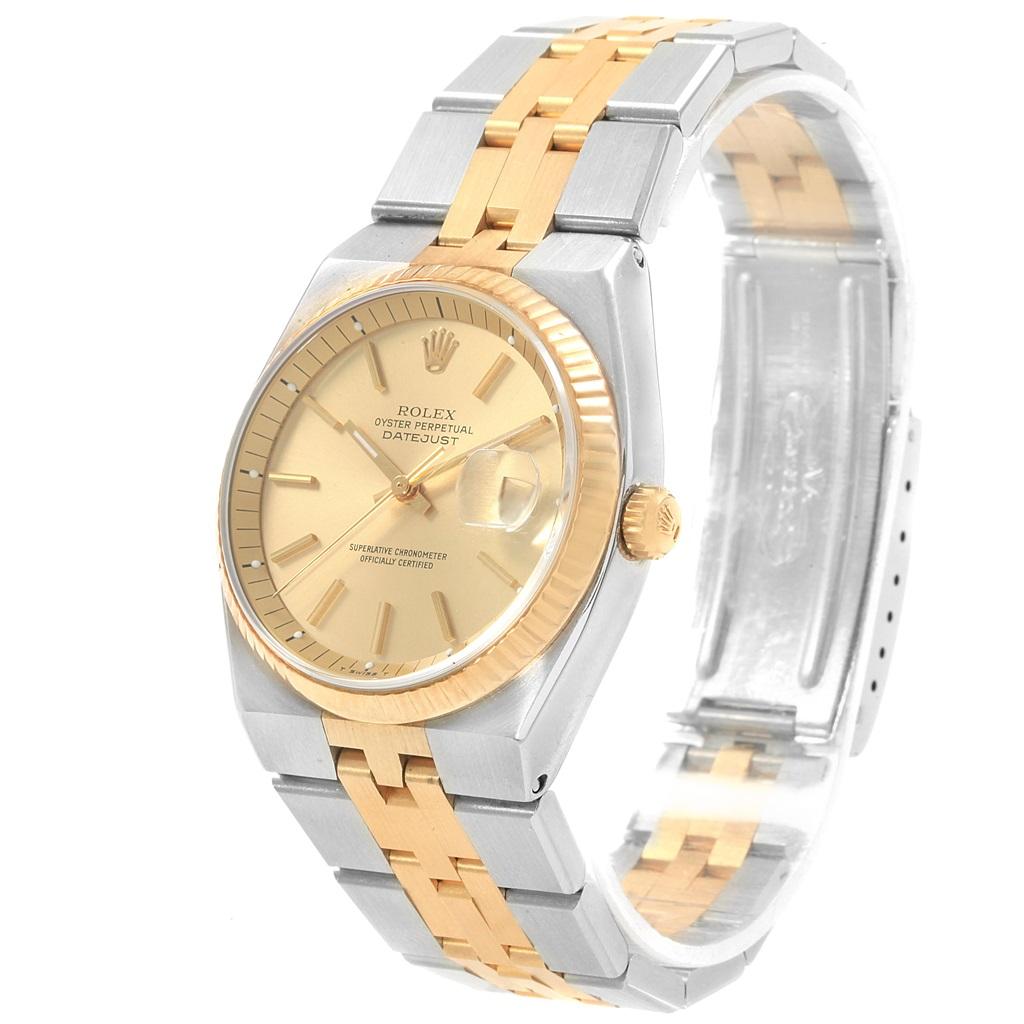 Rolex Datejust 36 Steel 18 Karat Yellow Gold Men’s Watch 1630 1