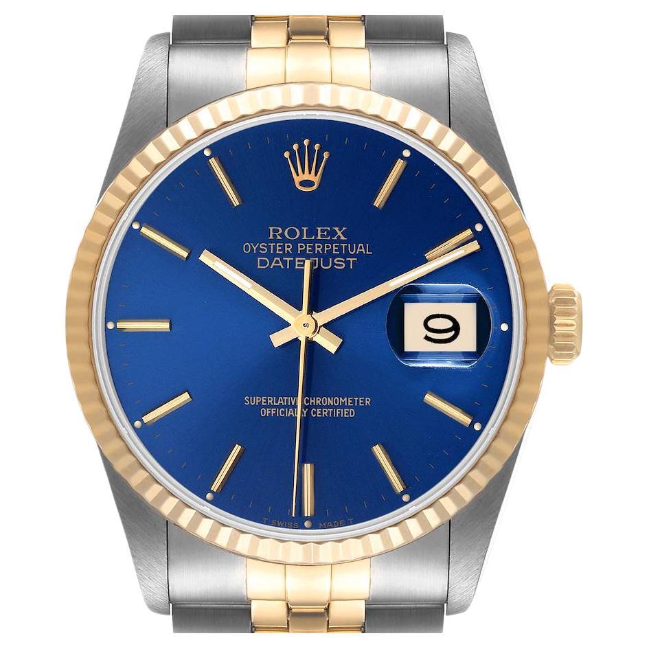 Rolex 16233 Datejust S238568 18k Gold and Steel Automatic Watch at 1stDibs
