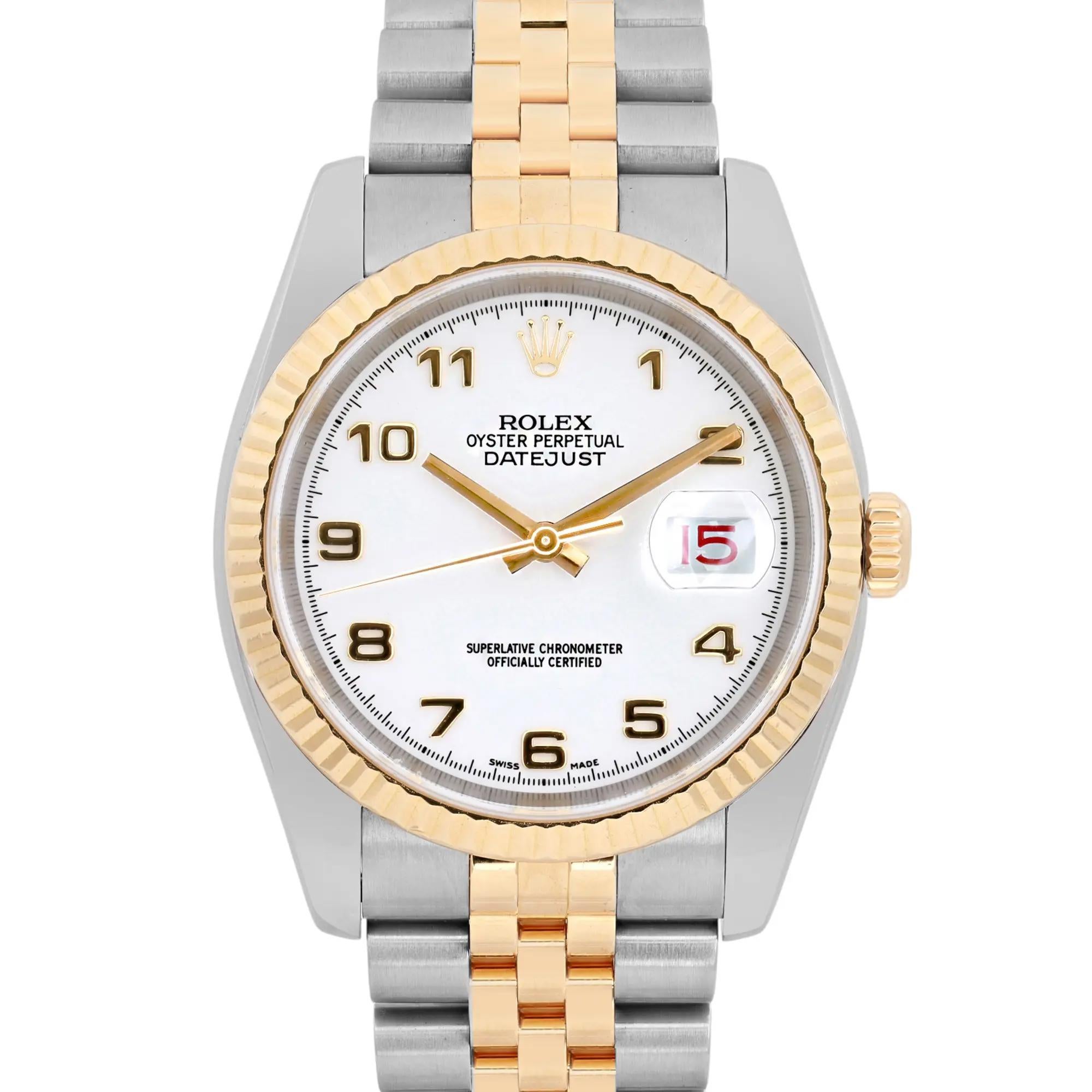 Seminuevo. Buen estado. Viene con la caja y los papeles originales. Recientemente revisado. El movimiento está calibrado y mantiene bien la hora.

Rolex Datejust 116233

Marca: Rolex
Model No: Datejust
Model No.: 116233
Departamento: Hombres
Estilo: