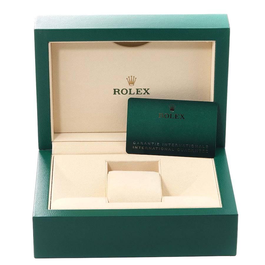 Rolex Datejust 36 Steel Rose Gold Wimbledon Dial Mens Watch 126201 Box Card For Sale 6