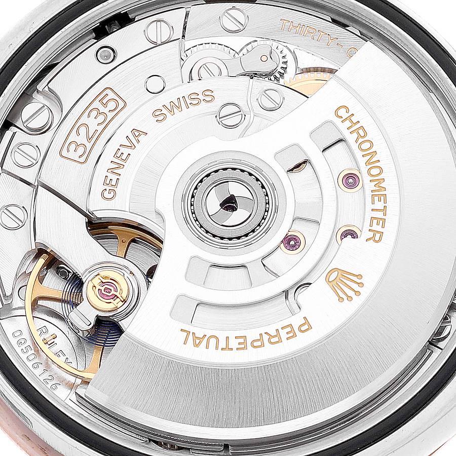 Rolex Datejust 36 Steel Rose Gold Wimbledon Dial Mens Watch 126201 Box Card For Sale 2