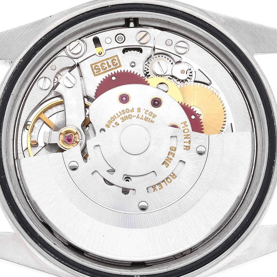 Rolex Datejust 36 Steel White Gold Black Dial Mens Watch 16234 4