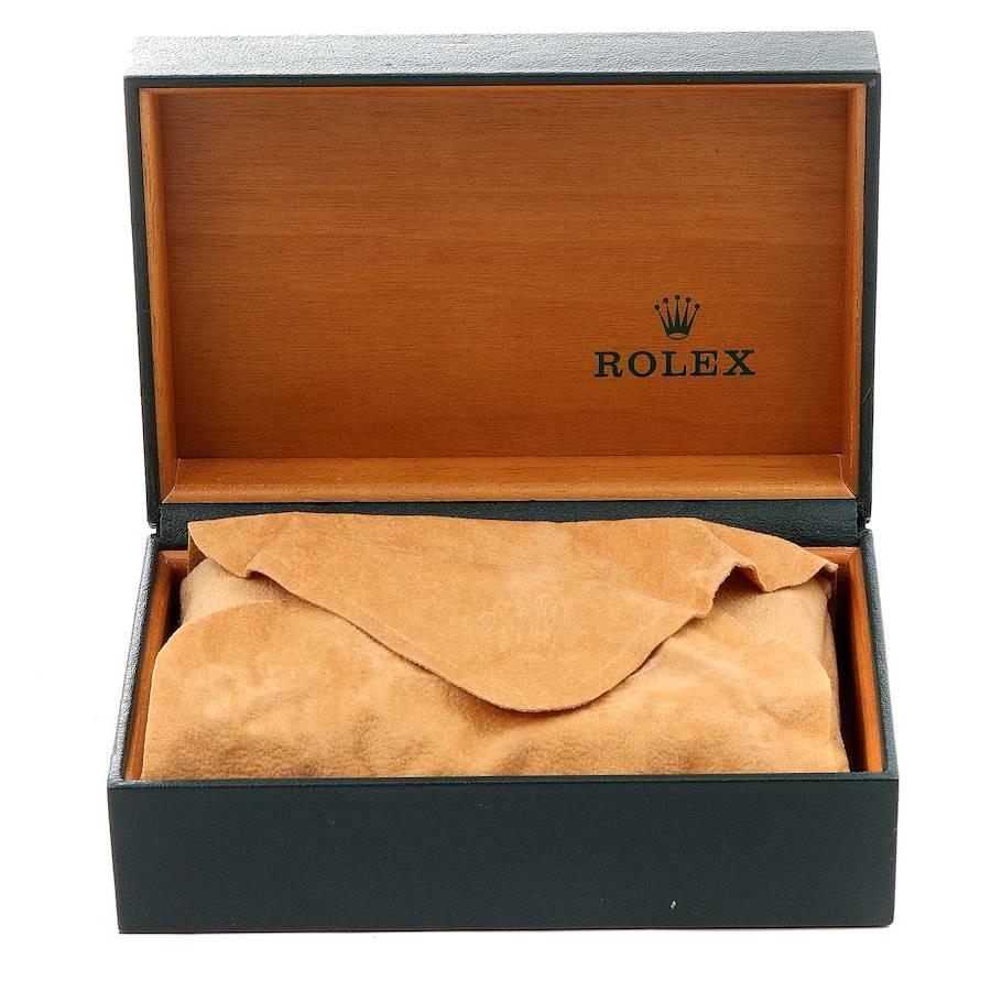 Rolex Datejust 36 Steel White Gold Fluted Bezel Men's Watch 16234 Box 8