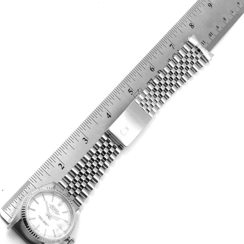 Rolex Datejust 36 Steel White Gold Jubilee Bracelet Men's Watch 16234 8