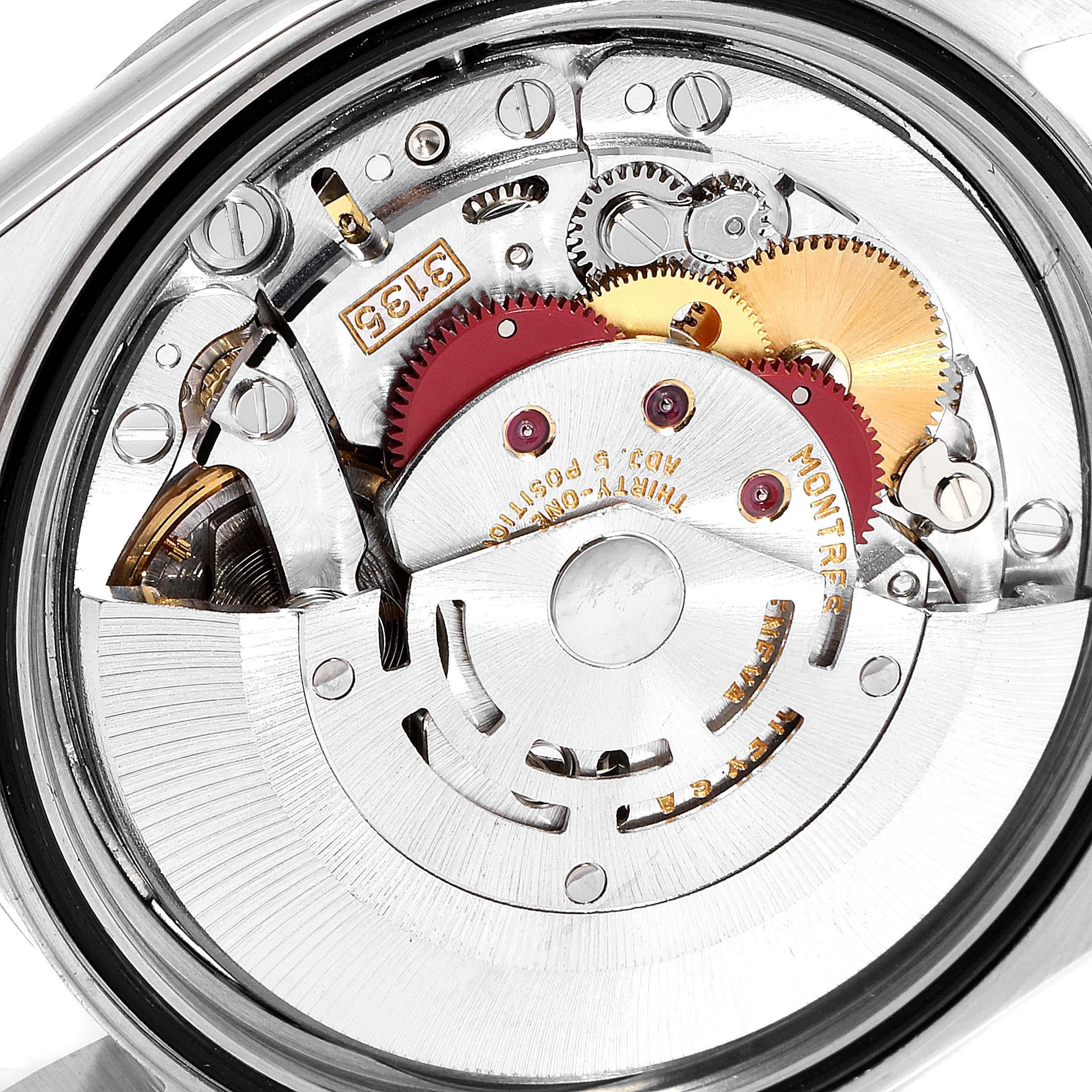Rolex Datejust 36 Steel White Gold Jubilee Bracelet Men's Watch 16234 For Sale 3