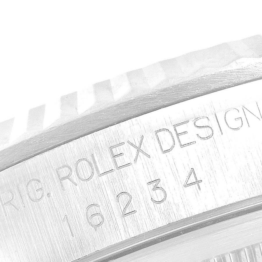 Rolex Datejust 36 Steel White Gold Salmon Dial Men's Watch 16234 3
