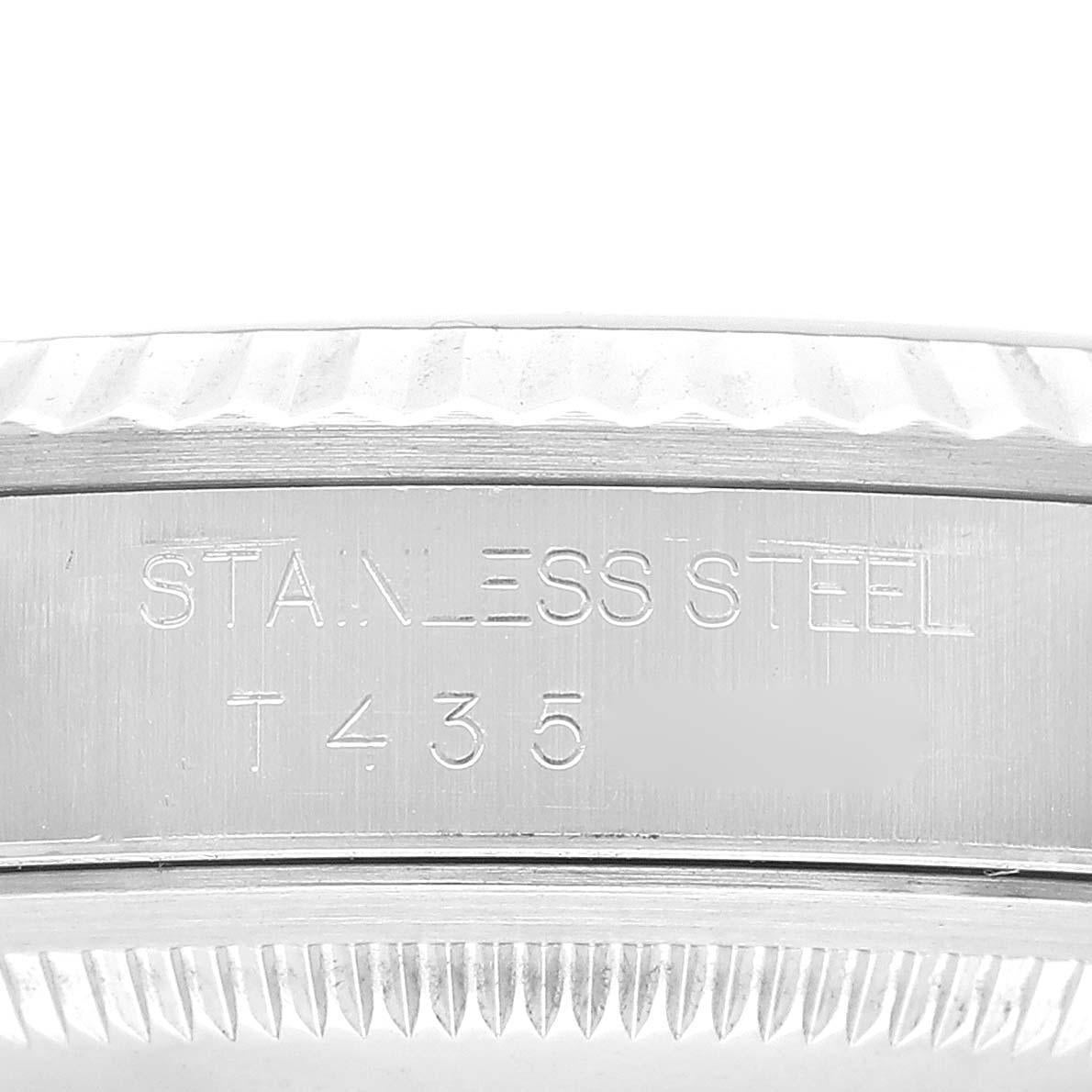 Rolex Montre Datejust 36 en acier et or blanc avec cadran romain saumon 16234 2