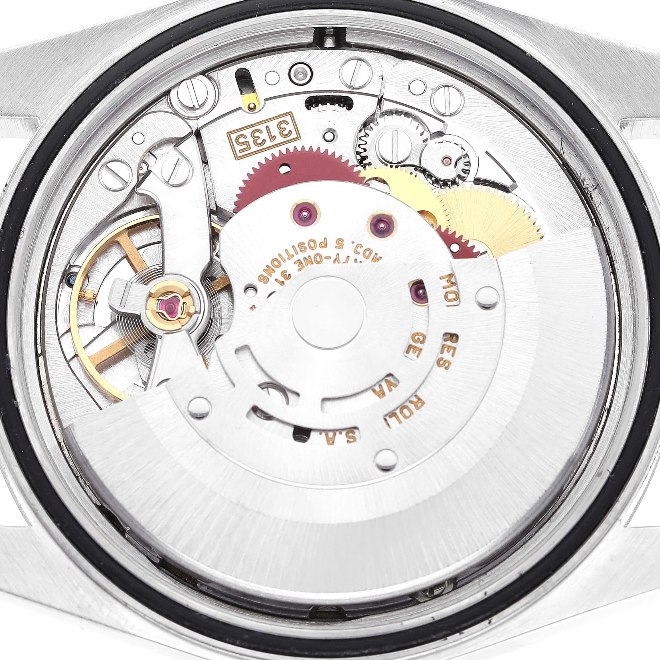 Rolex Montre Datejust 36 en acier et or blanc avec cadran romain saumon 16234 3