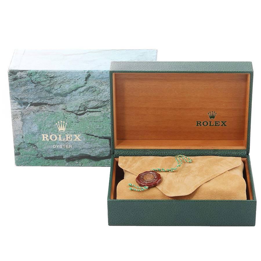 Rolex Datejust 36 Stahl-Weißgold-Silber-Wandteppich-Zifferblatt-Herrenuhr 16234 im Angebot 8