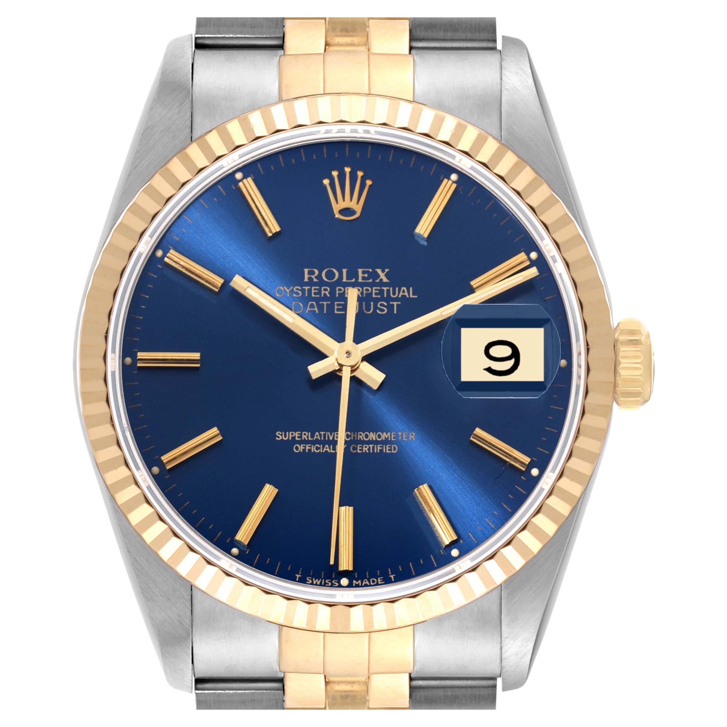 Rolex datejust top mens watch 16233