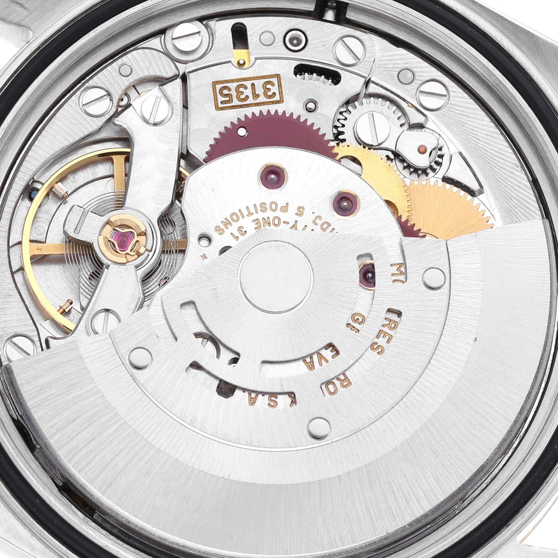Rolex Datejust 36 Acciaio Oro Giallo Quadrante Blu Orologio Uomo 16233 2