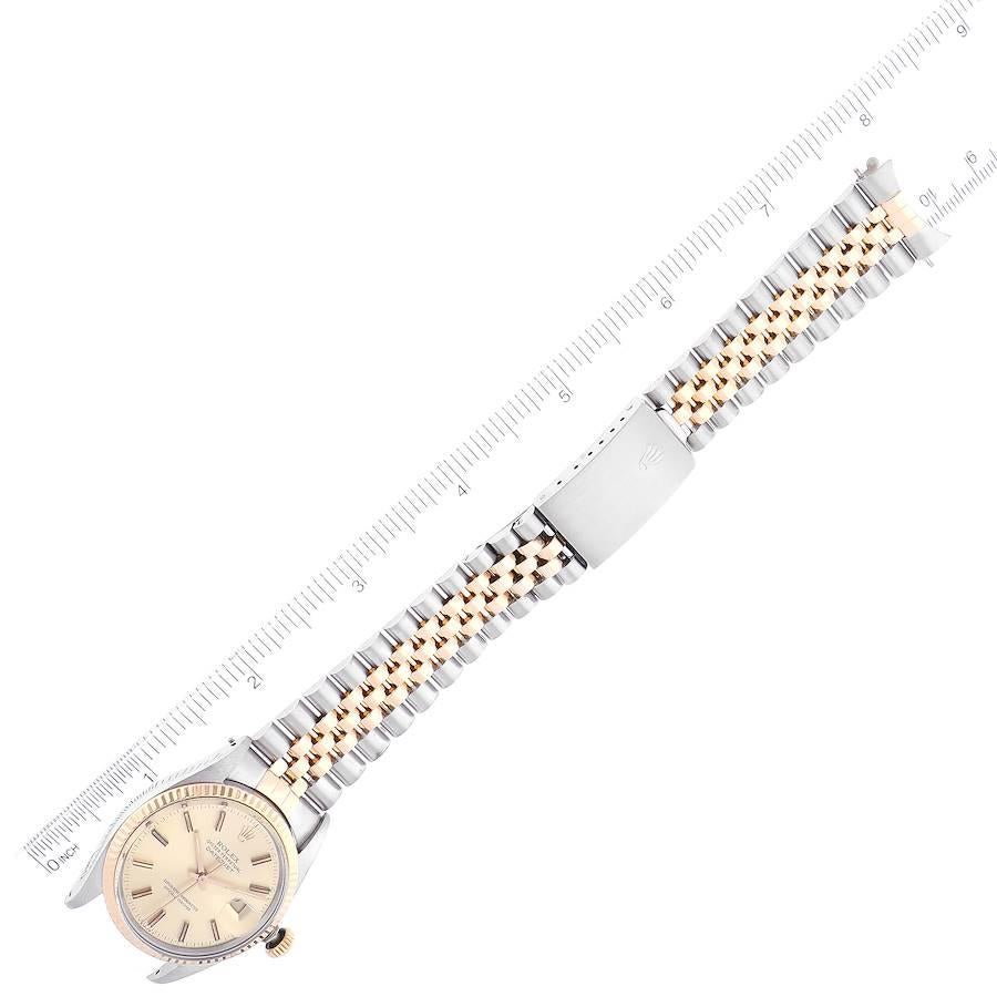 Rolex Datejust 36 Steel Yellow Gold Champagne Dial Vintage Mens Watch 16013 6
