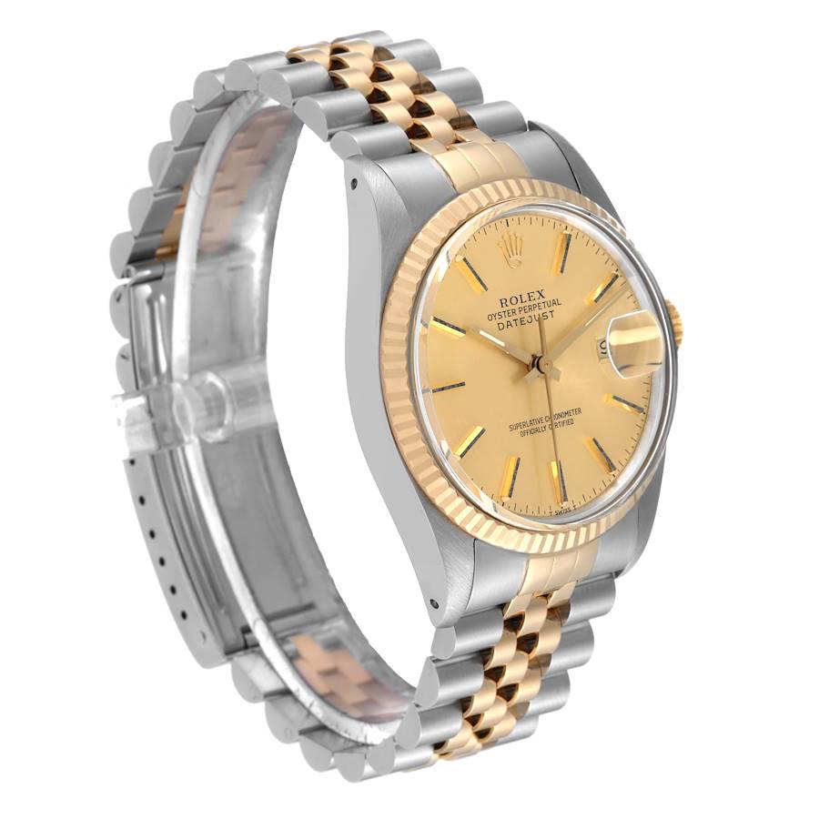 rolex datejust 16013 champagne dial
