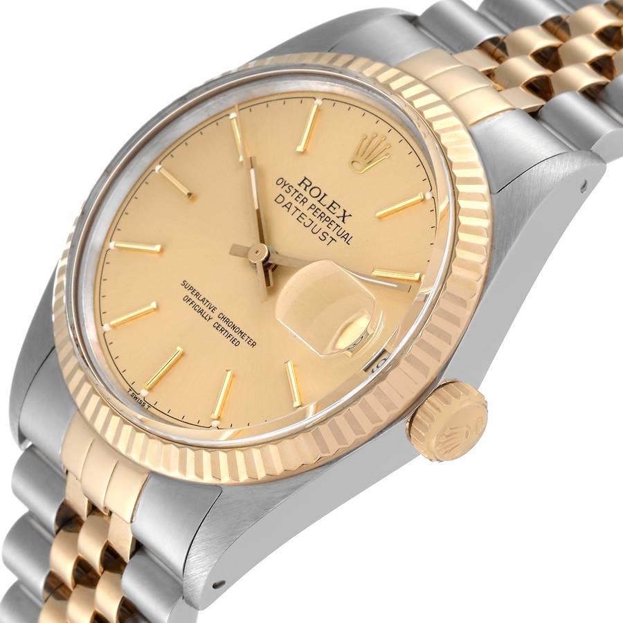 rolex datejust champagne dial