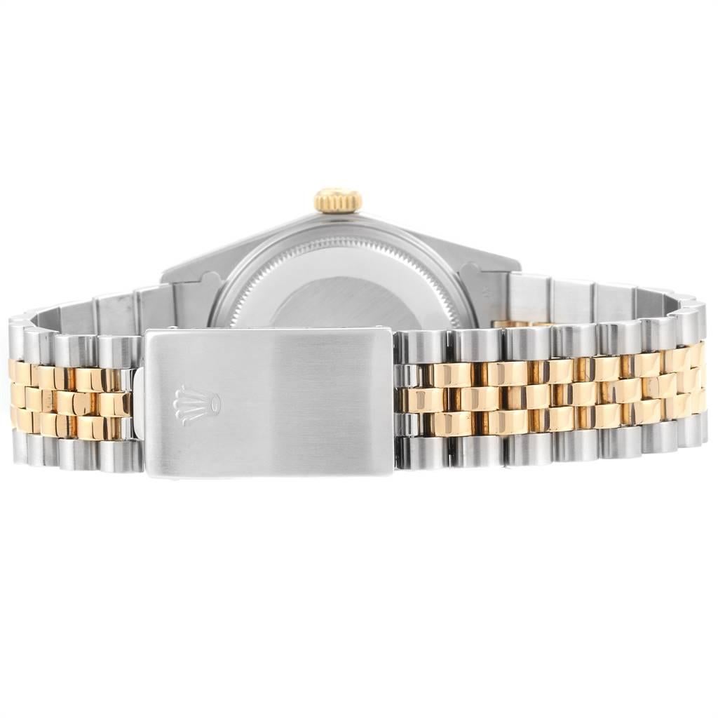 Rolex Datejust 36 Steel Yellow Gold Diamond Vintage Men’s Watch 16013 5