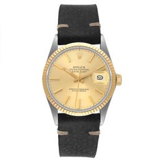 Rolex Datejust 36 Steel Yellow Gold Vintage Mens Watch 16013