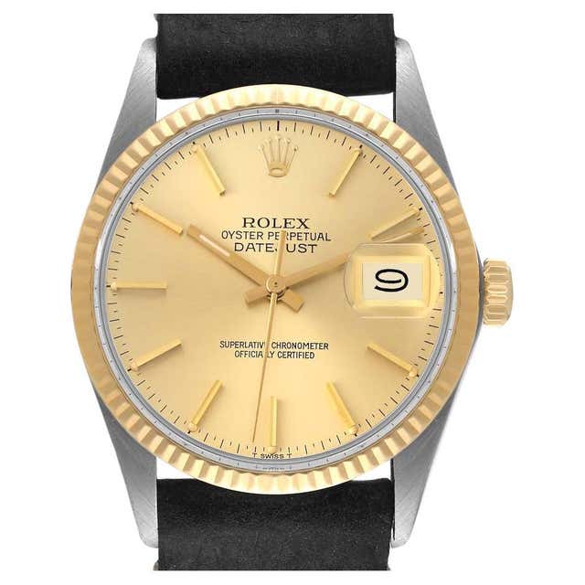 Rolex Vintage Hooded Bubbleback Steel Gold Watch 3065 For Sale at ...
