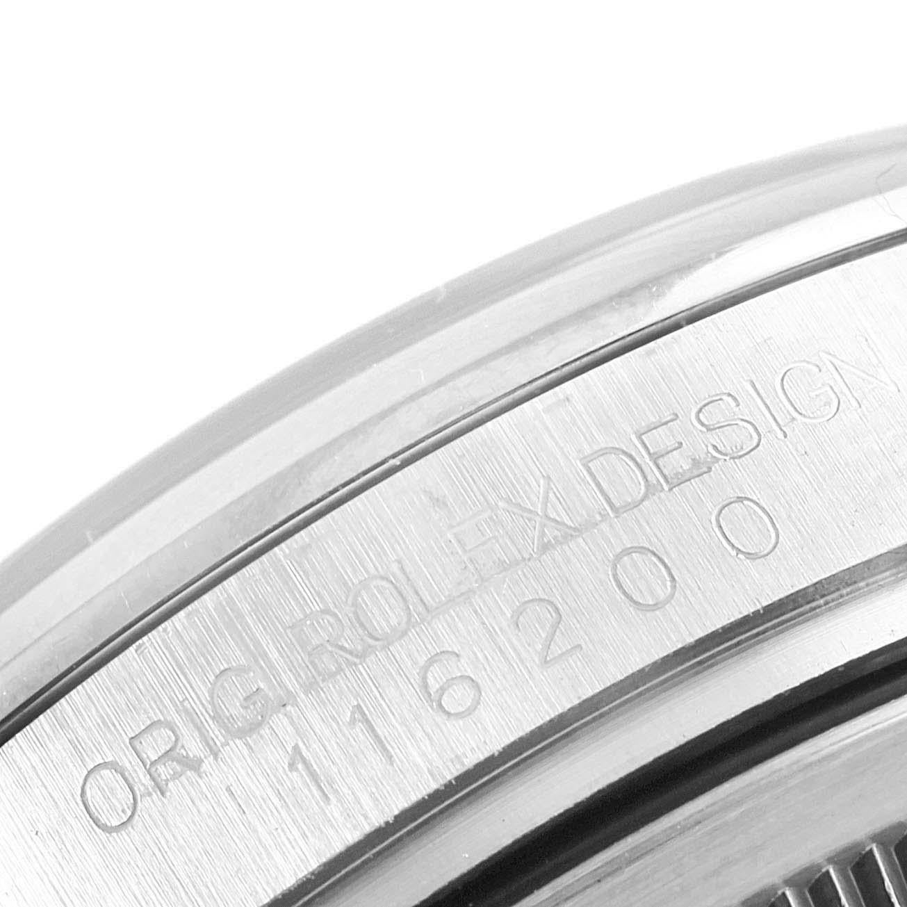 Rolex Datejust 36 White Roman Dial Steel Men's Watch 116200 For Sale 5