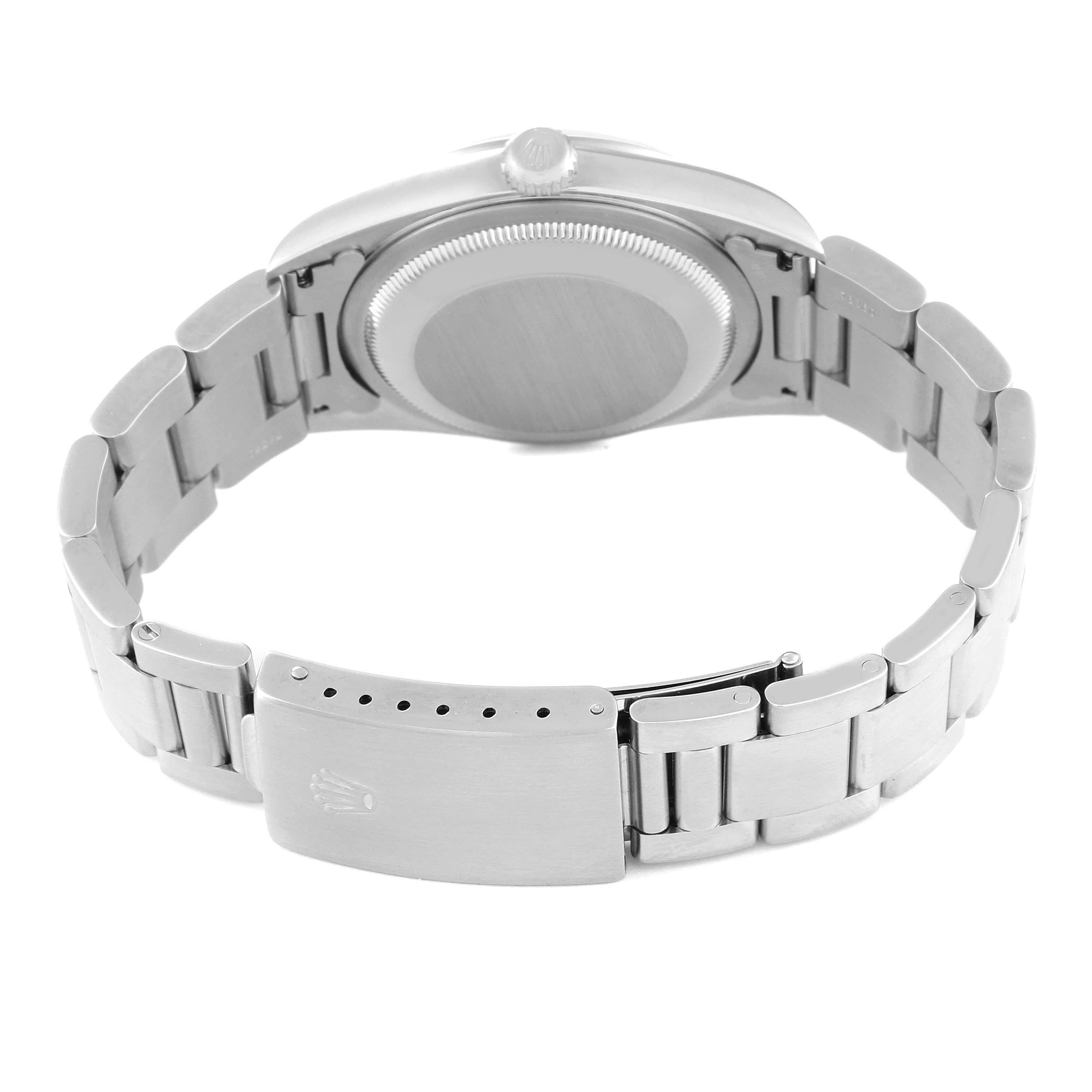 Rolex Datejust 36 White Roman Dial Steel Mens Watch 16200 7