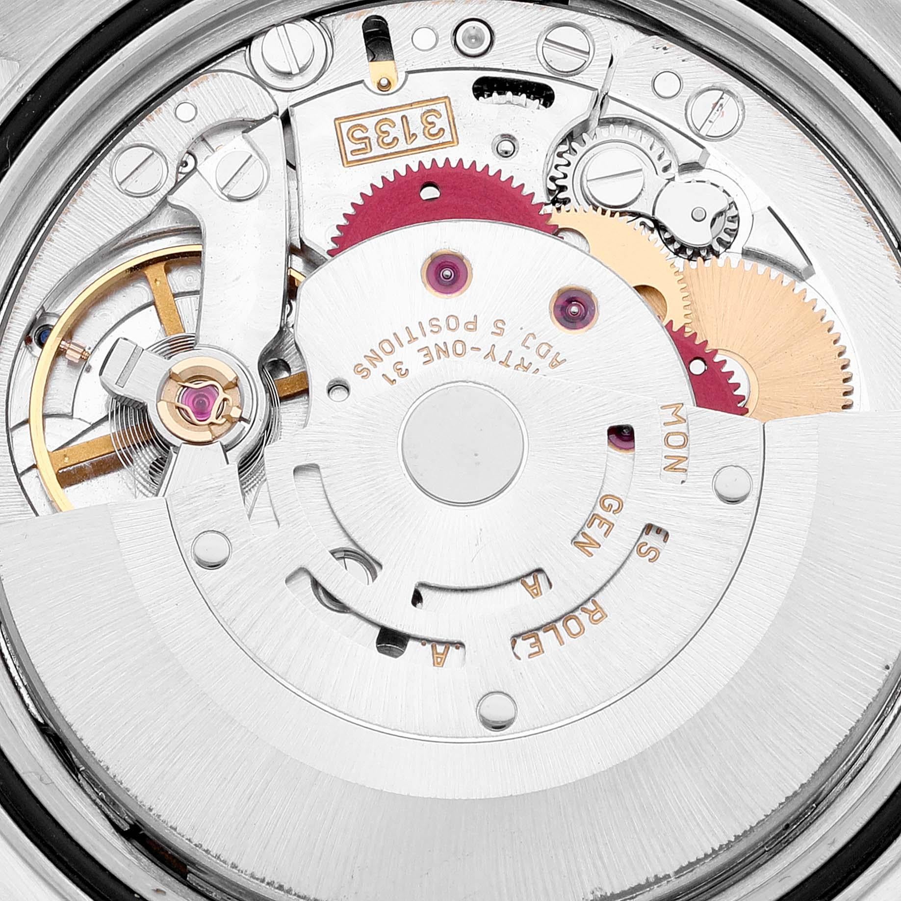 Rolex Datejust 36 weißes römisches Zifferblatt Stahl Herrenuhr 16220 Box Papiere 5