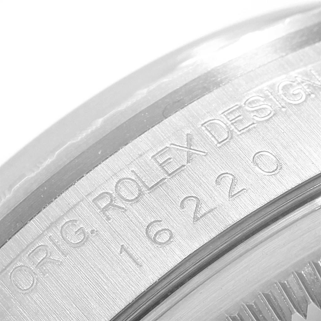 Rolex Datejust 36 White Roman Dial Steel Men's Watch 16220 For Sale 4