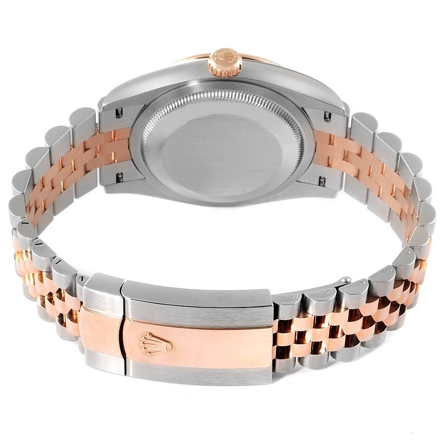 Rolex Datejust 36 Wimbledon Zifferblatt Stahl EverRose Golduhr 126231 Ungetragen im Angebot 3