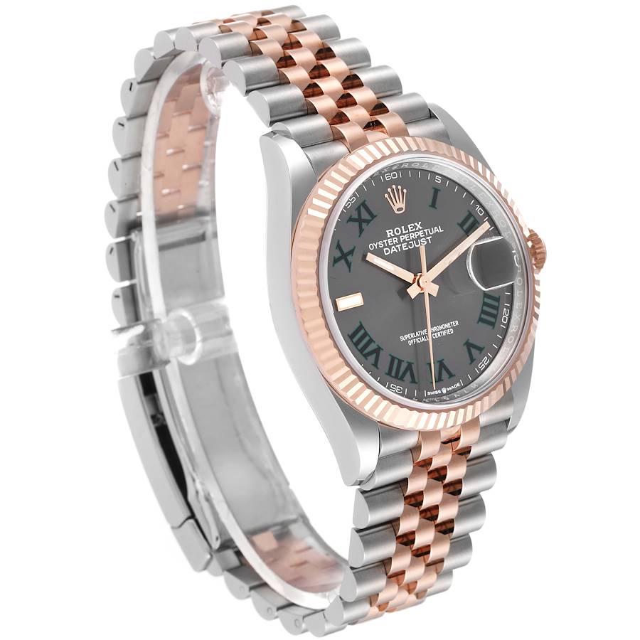 Rolex Datejust 36 Wimbledon Herrenuhr aus Stahl und Roségold 126231 Ungetragen im Zustand „Hervorragend“ im Angebot in Atlanta, GA