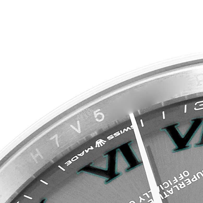 Rolex Datejust 36 Wimbledon Herrenuhr aus Stahl und Roségold 126231 Ungetragen im Angebot 3