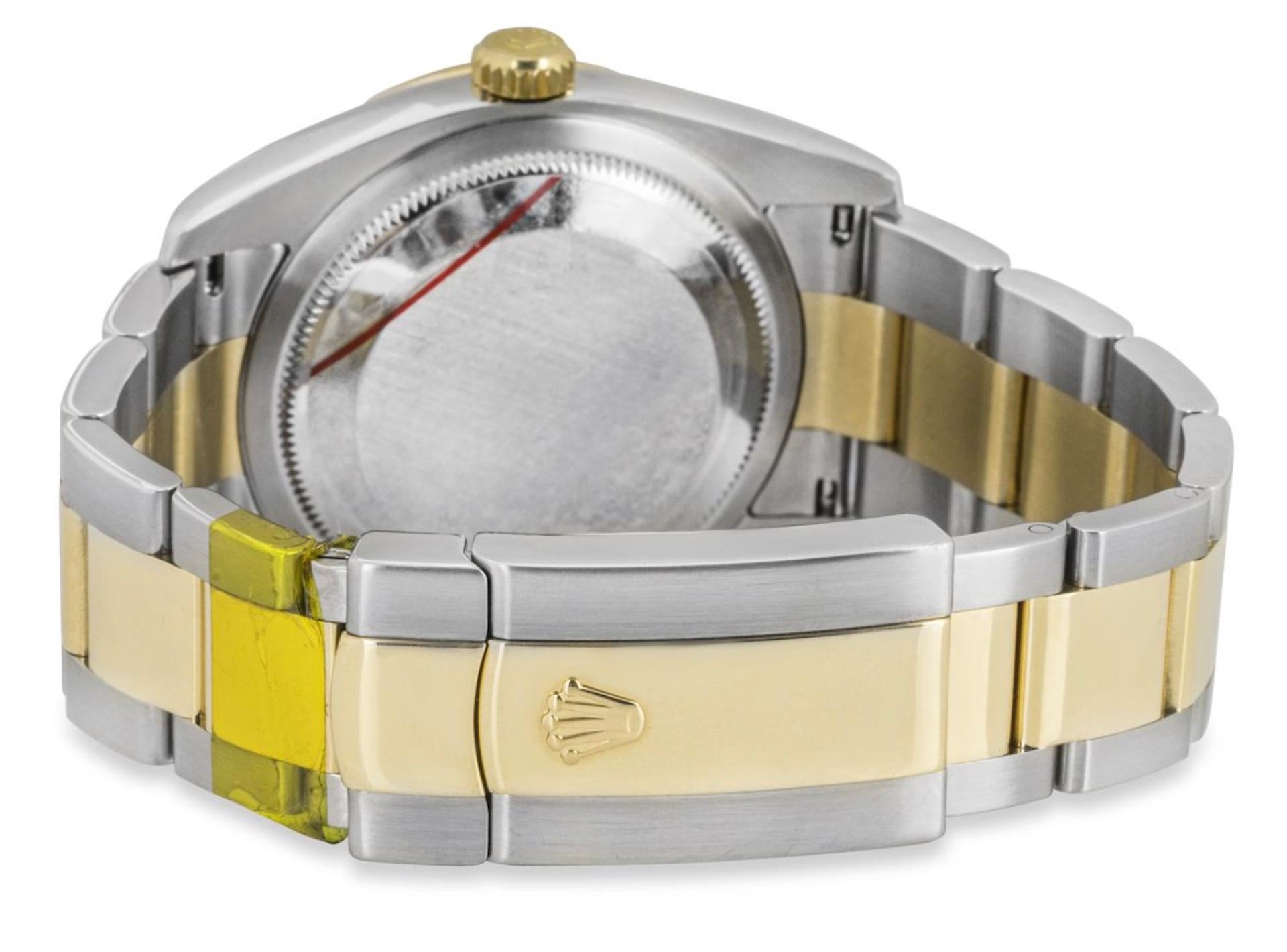 Rolex Datejust 36 Yellow Gold Diamond Set Watch 116243 1