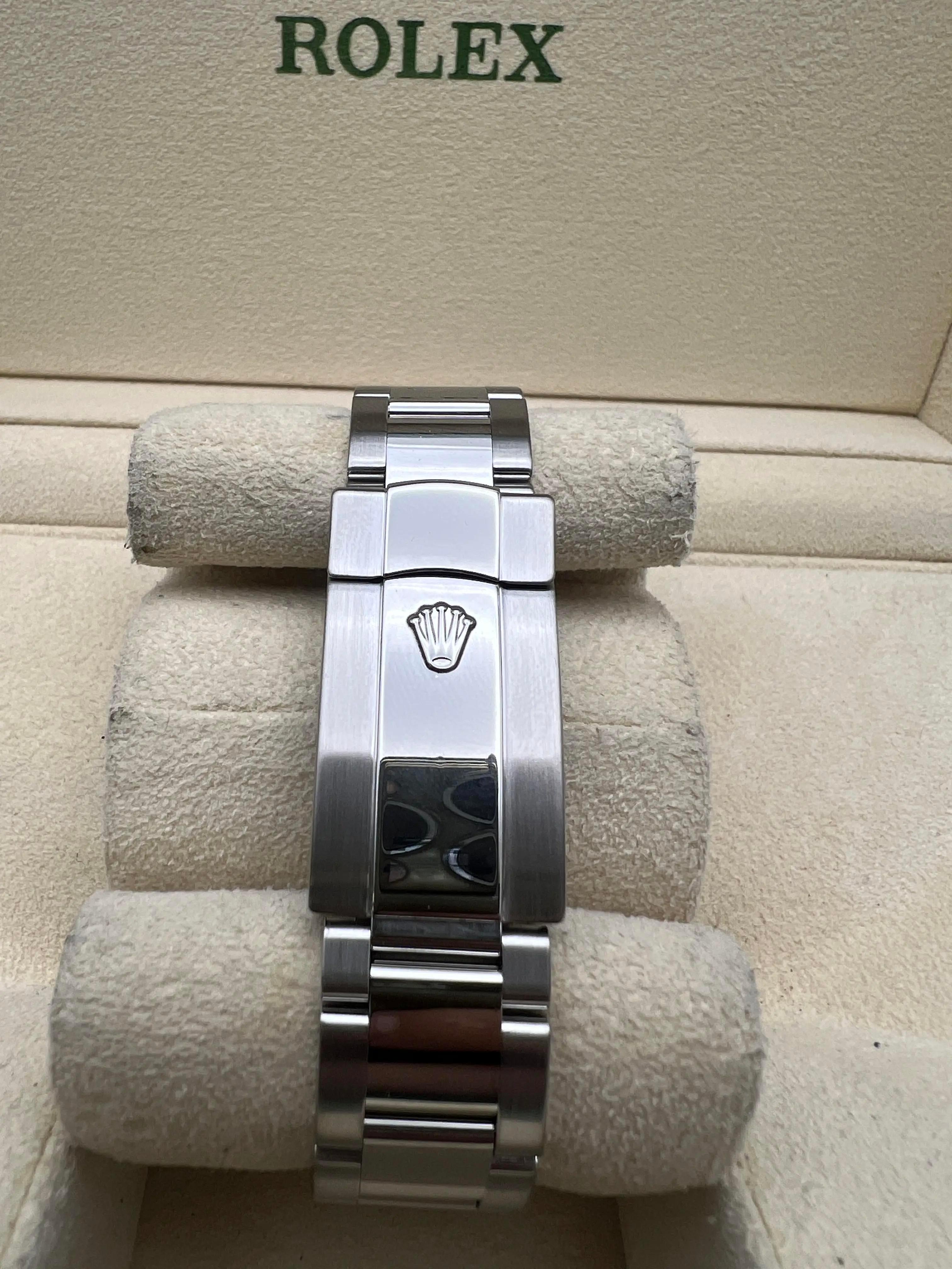 Rolex Datejust 36mm 116200 Custom A quién le importa ya llego tarde Esfera azul Estuche en venta 6