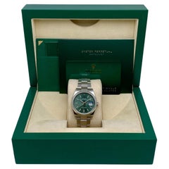 Rolex Datejust 36mm 126200 Steel Mint Dial Automatic Mens Watch